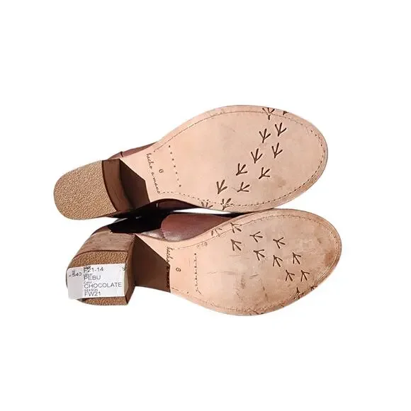 Beek Coronet Handcrafted Heeled Ankle Boots 6 - Picture 5 of 11